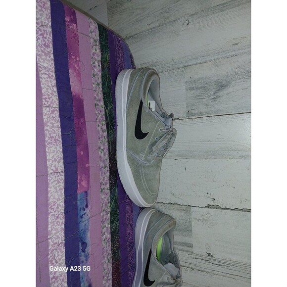 Nike STEFAN JANOSKI HYPERFEEL  Grey Black Men's 7.5 Skateboarding Shoes - Picture 4 of 12